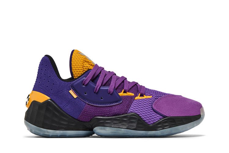 Adidas Harden Vol. 4 'Su Casa Mi Casa - Los Angeles Lakers' — Team College Purple/Team College Gold/Active Purple