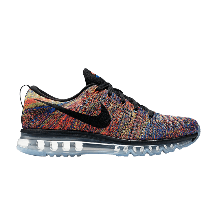 Nike Air Max 2015 Flyknit 'Black' — Black/Black-Racer Blue-Total Crimson
