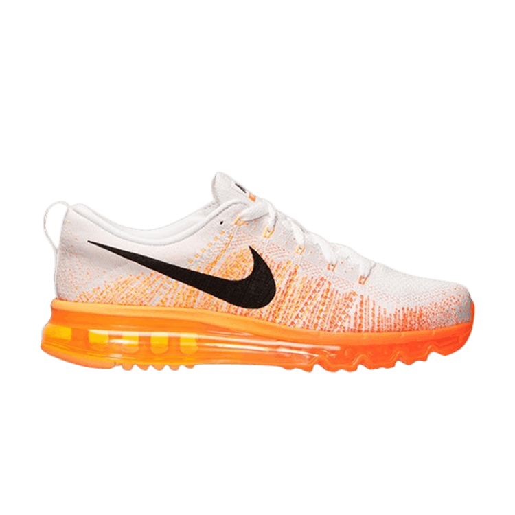 Nike Flyknit Air Max 'Atomic Mango' — White/Black-Total Orange-Atomic Mango