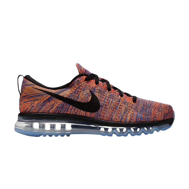 Nike Flyknit Air Max 'Blue Concord Crimson' — Photo Blue/Black-Concord-Total Crimson