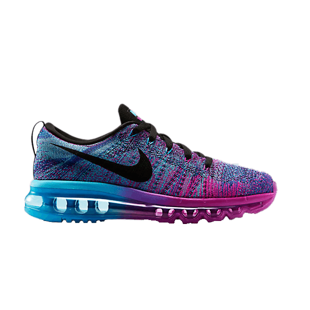 Nike Wmns Flyknit Air Max — Fuchsia Flash/Clearwater/Chlorine Blue/Black