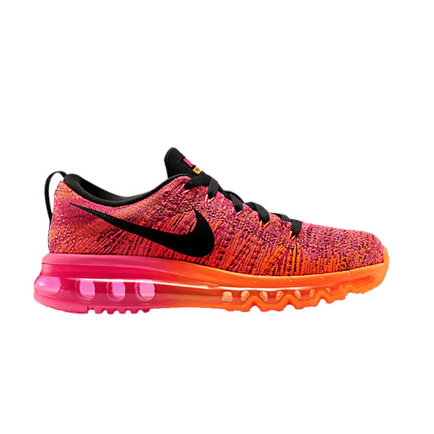Nike Wmns Flyknit Air Max — Total Orange/Black/Pink Pow/Fireberry
