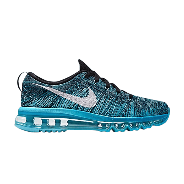 Nike Wmns Flyknit Air Max 'Tide Pool Blue' — Black/White/Tide Pool Blue