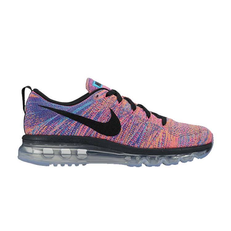 Nike Wmns Flyknit Air Max — Concord/Black-Gamma Blue-Pink Pow-Bright Citrus