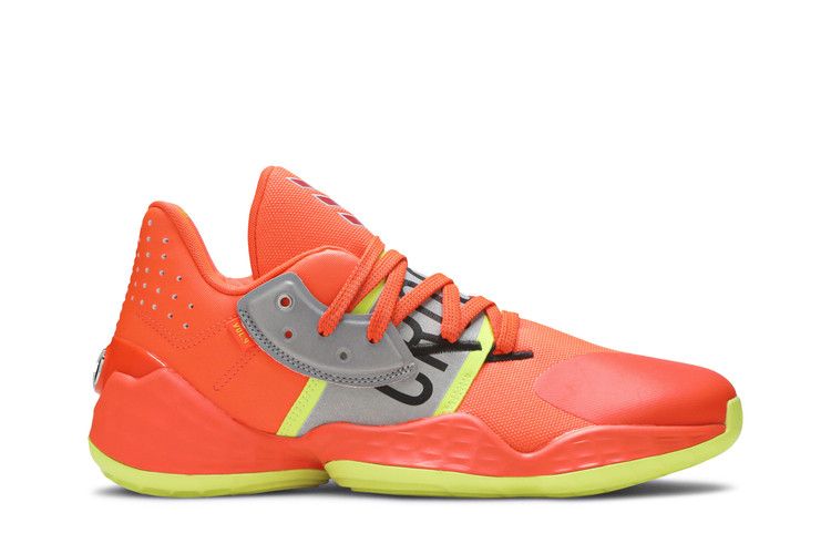 adidas Harden Vol. 4 'Crossing Guards' — Solar Orange/Silver Metallic/Core Black