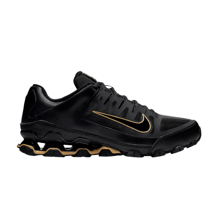 Nike Reax 8 TR Mesh 'Black Metallic Gold' — Black/Metallic Gold/Black