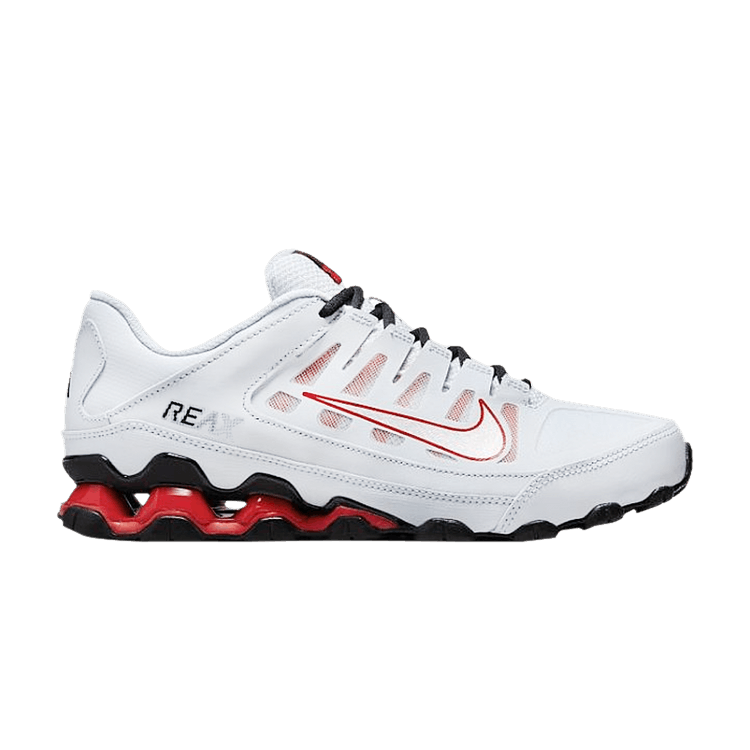 Nike Reax 8 TR Mesh 'Pure Platinum Chile Red' — Pure Platinum/Black/Chile Red/Metallic Silver