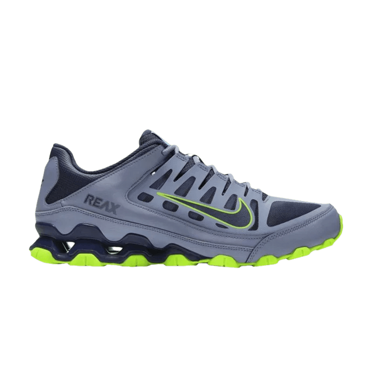 Nike Reax 8 TR Mesh 'Ashen Slate Electric Green' — Ashen Slate/Electric Green/Blue Fury/Blackened Blue
