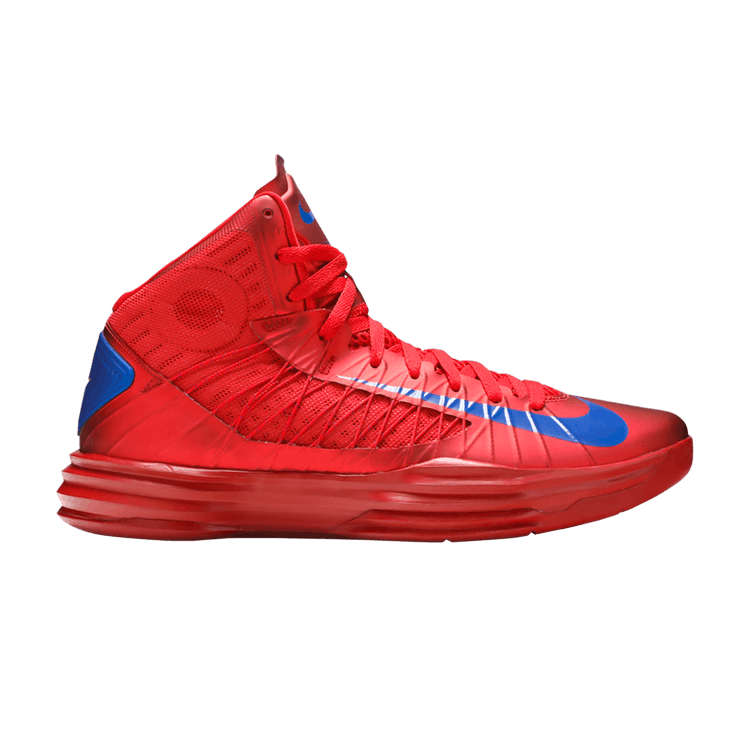 Nike Lunar Hyperdunk+ 2012 'Puerto Rico Away' — University Red/Game Royal