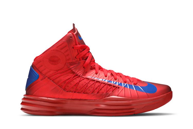 Nike Lunar Hyperdunk+ 2012 'Puerto Rico Away' — University Red/Game Royal