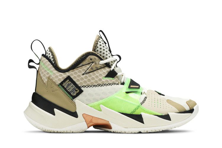 Air Jordan Why Not Zer0.3 PF 'KB3' — Parachute Beige/Fossil/Black/Rage Green