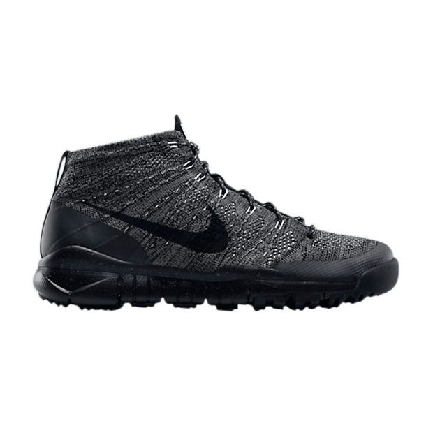 Nike Flyknit Trainer Chukka FSB 'Black Dark Grey' — Black/Dark Grey/Sail/Black