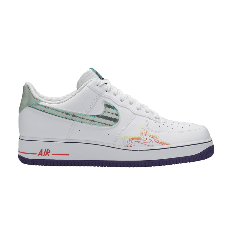 De’Aaron Fox x Brittney Griner x Nike Air Force 1 Low 'Pregame Pack - Music' — White/Red/Green/Purple
