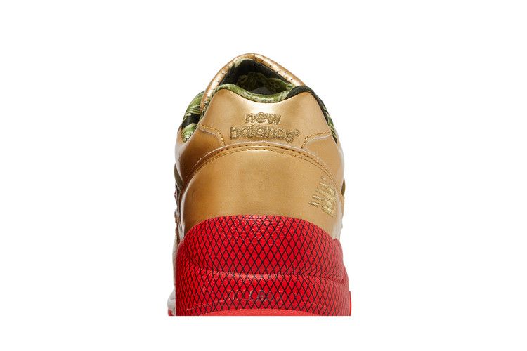 New Balance Hectic x Stussy x Undefeated x 580 'Gold Camo' — Gold/Red