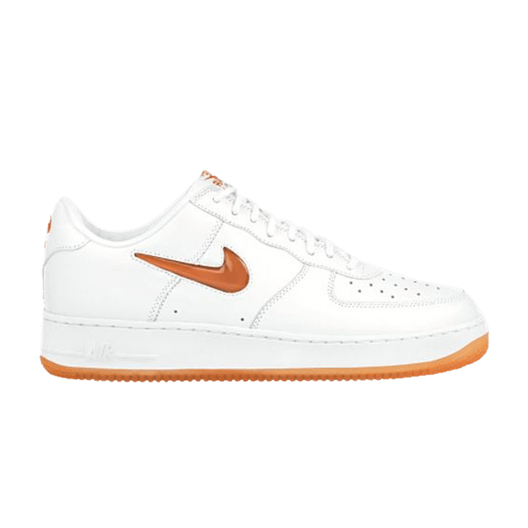Nike Air Force 1 CL 'White Orange' — White/Orange