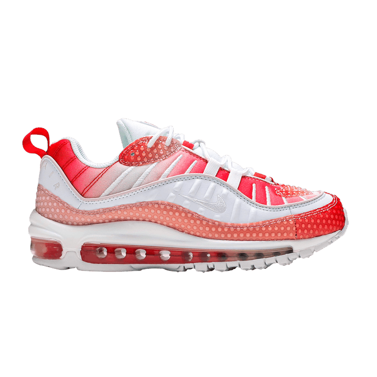 Nike Wmns Air Max 98 'Bubble Pack - Track Red' — Track Red/White/Barely Rose/White