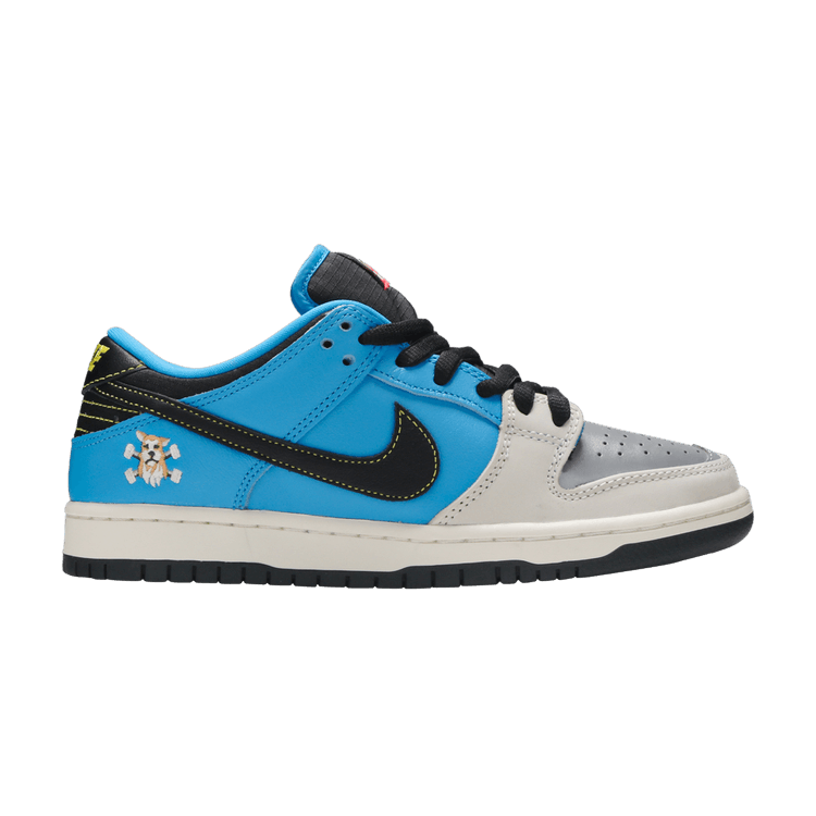Instant Skateboards x Nike Dunk Low Pro SB QS — Blue Hero/Pale Ivory/Black