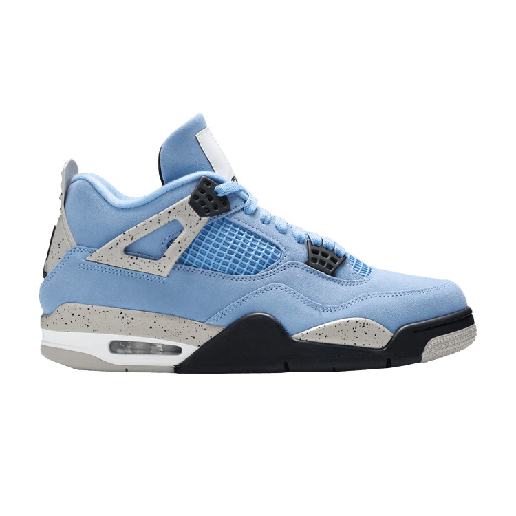 Air Jordan 4 Retro 'University Blue' — University Blue/Tech Grey/White/Black