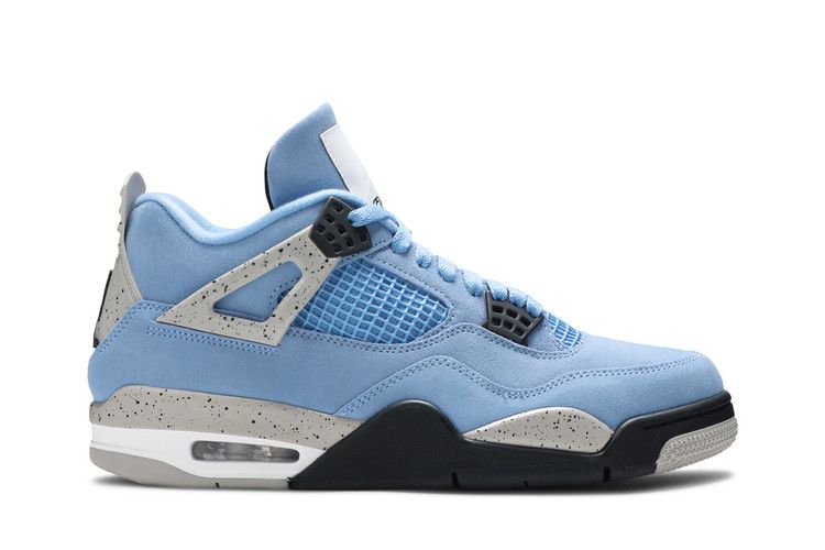 Air Jordan 4 Retro 'University Blue' — University Blue/Tech Grey/White/Black