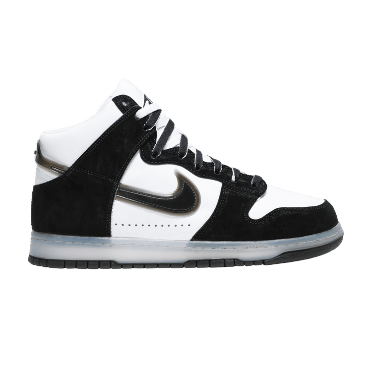 Slam Jam x Nike Dunk High 'Black' — White/Clear/Black