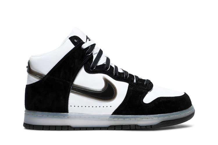 Slam Jam x Nike Dunk High 'Black' — White/Clear/Black (2)