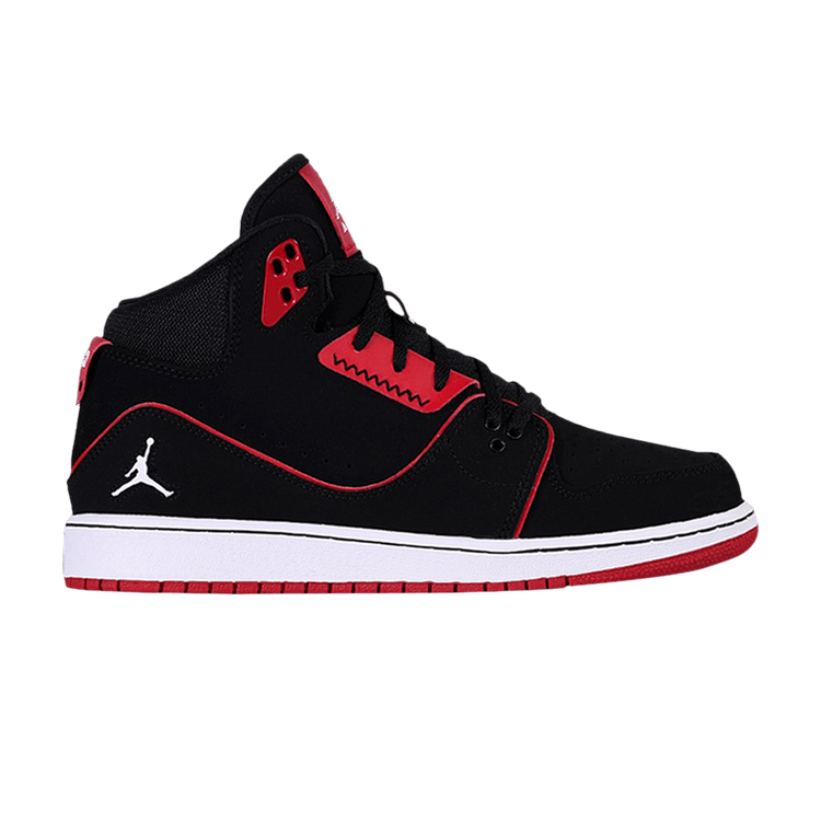 Air Jordan 1 Flight 2 BG 'Bred' — Black/White/Gym Red