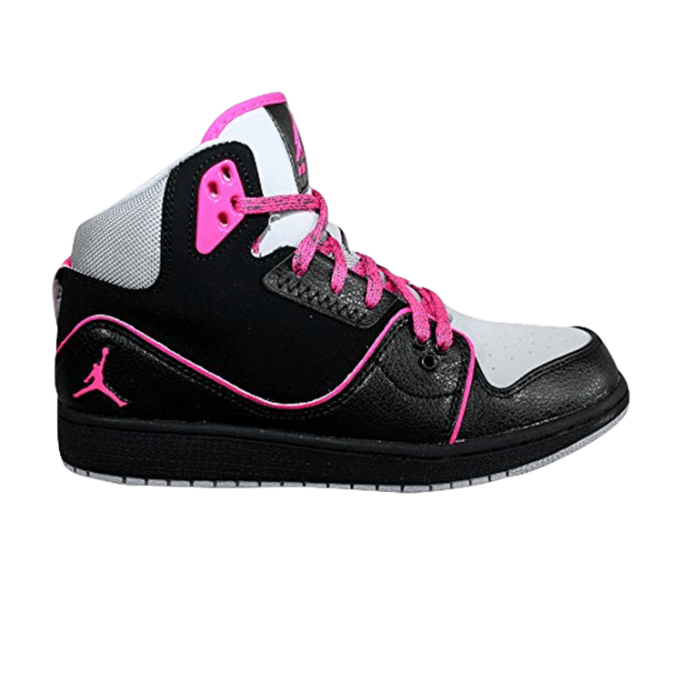 Air Jordan 1 Flight 2 GG 'Black Hyper Pink' — Black/Hyper Pink-Wolf Grey