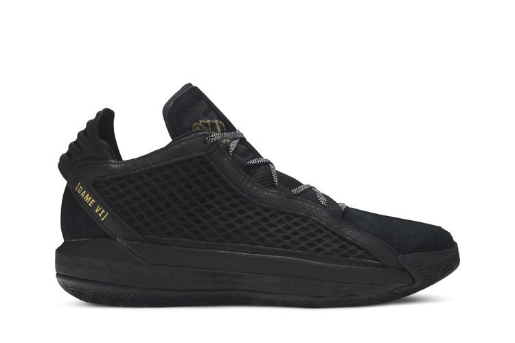 adidas Dame 6 Leather 'Black Gold' — Core Black/Gold Metallic/Core Black