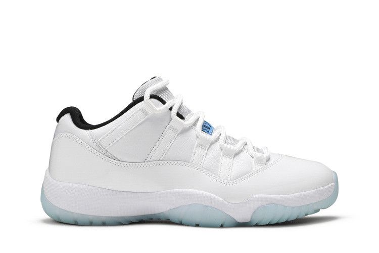 Air Jordan 11 Retro Low 'Legend Blue' — White/White/Black/Legend Blue