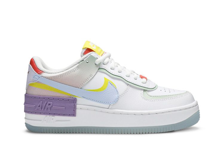 Nike Wmns Air Force 1 Shadow 'White Hydrogen Blue' — White/Hydrogen Blue/Purple/White (2)