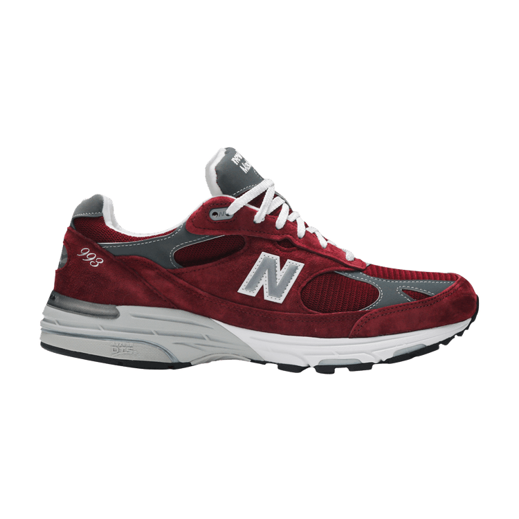 New Balance 993 Made in USA 'Burgundy' — Burgundy/Grey