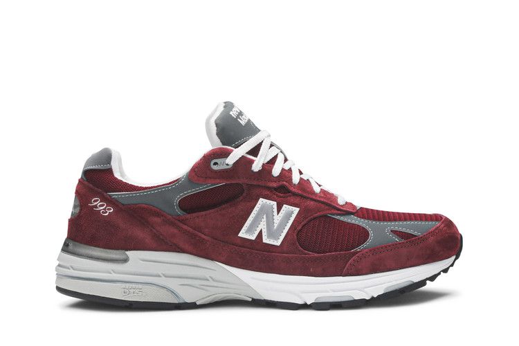 New Balance 993 Made in USA 'Burgundy' — Burgundy/Grey
