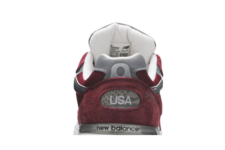 New Balance 993 Made in USA 'Burgundy' — Burgundy/Grey