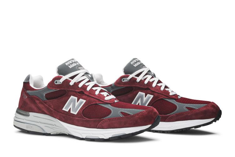 New Balance 993 Made in USA 'Burgundy' — Burgundy/Grey