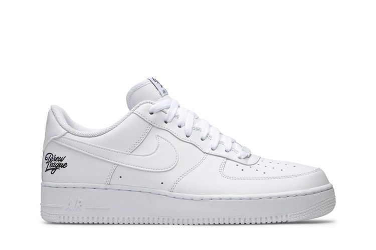Nike Air Force 1 Low 'Drew League' 2020 — White/White/Black (2)