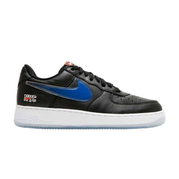 Kith x Nike Air Force 1 Low 'NYC Away' — Black/Team Orange/Black/Rush Blue