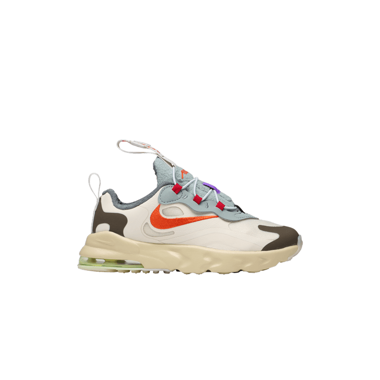 Travis Scott x Nike Air Max 270 React ENG TD 'Cactus Trails' — Light Cream/Dark Hazel/Mica Green/Starfish