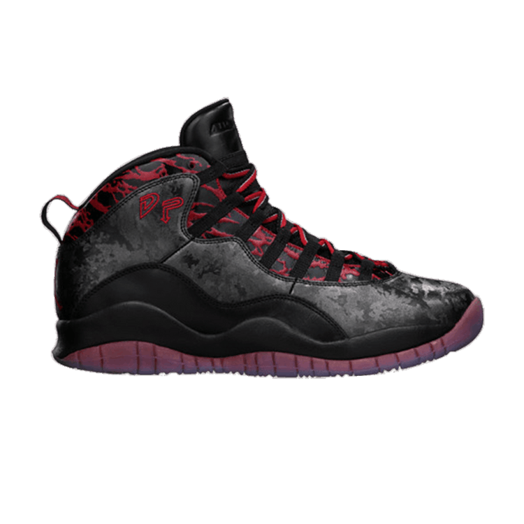 Air Jordan 10 Retro DB 'Doernbecher' Sample — Black/Gym Red
