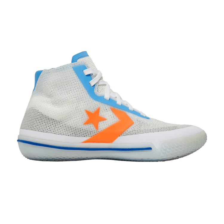 Converse All Star Pro BB High 'Solstice - White Royal Orange' — White/Game Royal/Total Orange