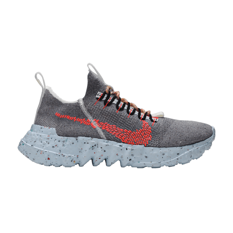 Nike Space Hippie 01 'This Is Trash' — Grey/Chambray Blue/Total Crimson