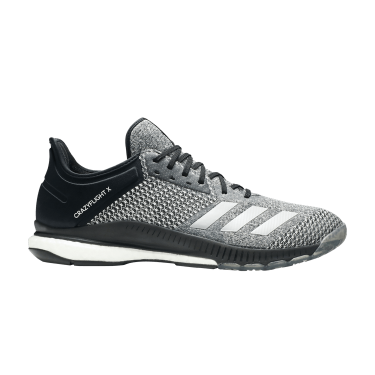 Adidas Wmns Crazyflight X 2 'Black Silver Metallic' — Core Black/Silver Metallic/Cloud White