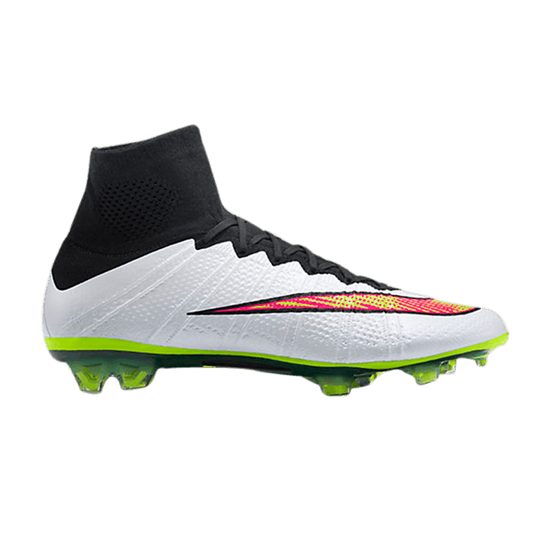 Nike Mercurial Superfly FG — White/Volt-Black-Hyper Pink