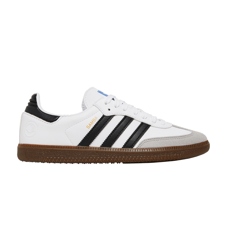 Adidas Samba 'Vegan' — Cloud White/Core Black/Gum