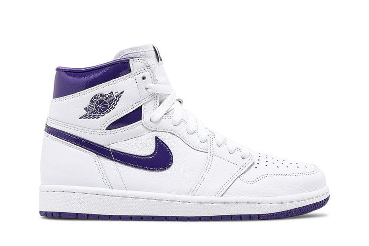 Wmns Air Jordan 1 High OG 'Court Purple' — White/Court Purple