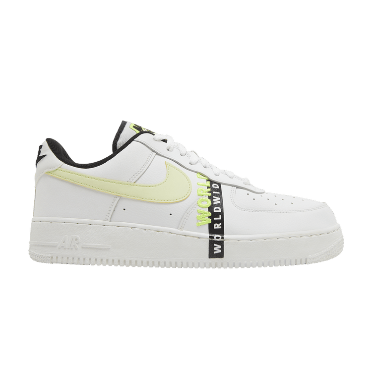 Nike Air Force 1 '07 LV8 'Worldwide Pack - Volt' — White/Volt/Black