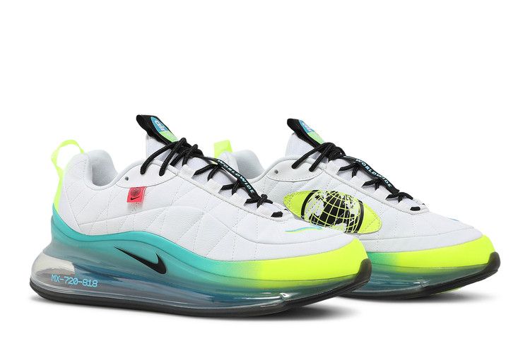 Nike Air MX-720-818 'Worldwide Pack' — White/Black/Blue Fury/Volt/Summit White/Flash Crimson