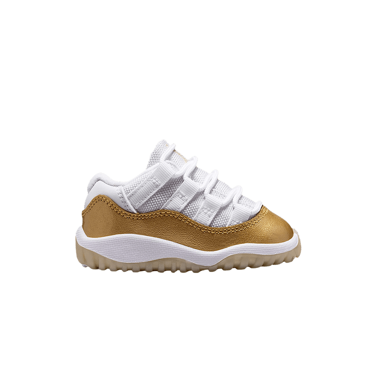 Air Jordan 11 Retro TD 'Mother's Day' — White/Team Gold/Metallic Gold