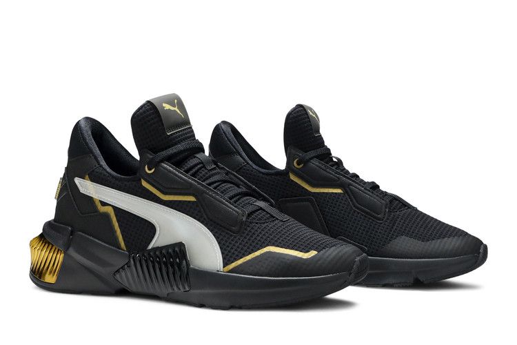 Puma Wmns Provoke XT 'Black Gold' — Black/Team Gold