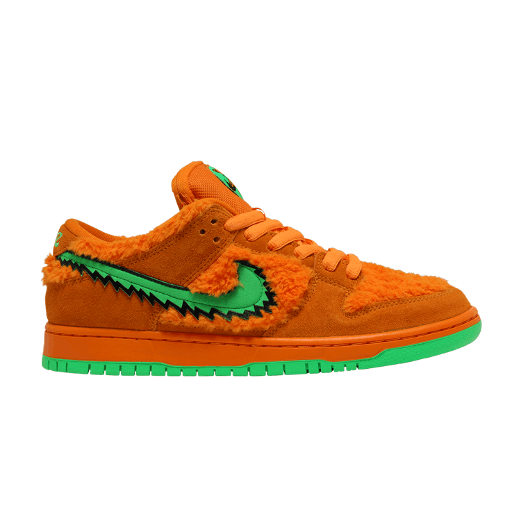 Grateful Dead x Nike Dunk Low SB 'Orange Bear' — Bright Ceramic/Green Spark