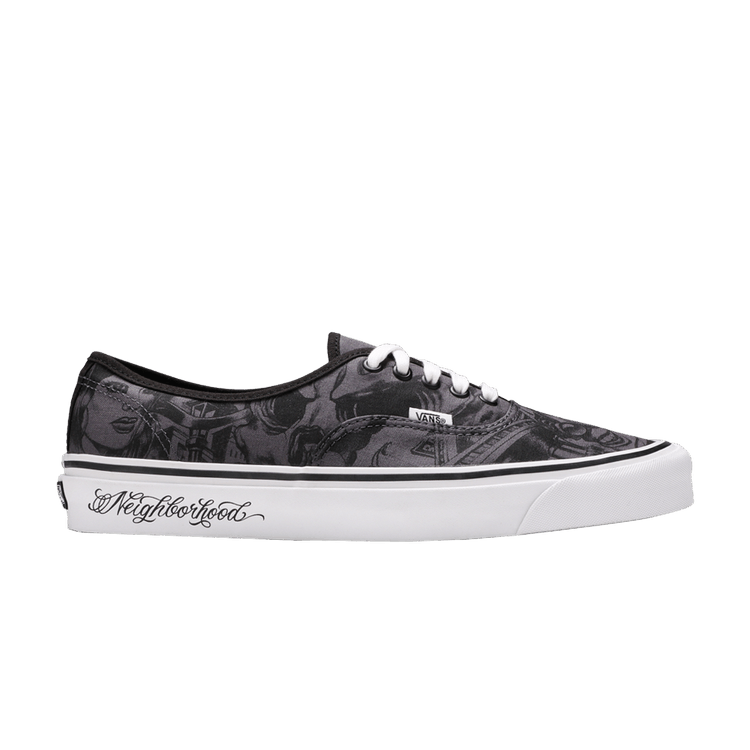 NEIGHBORHOOD x Mister Cartoon x Vans Authentic 44 DX 'Tattoo Print' — Grey